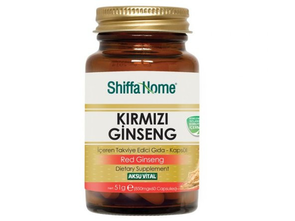 Shiffa Home Kırmızı Ginseng 60 Kapsül Ücretsiz Kargo ürün görseli 1