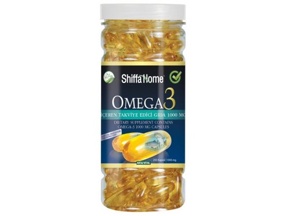 Shiffa Home Omega 3 Balık Yağı 200lü 1000 mg Ücretsiz Kargo ürün görseli 1