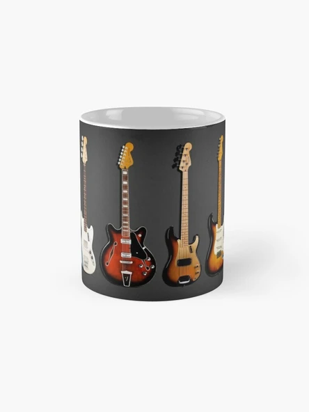 HİDZ Gitar Desenli Kupa Bardak ürün görseli 1
