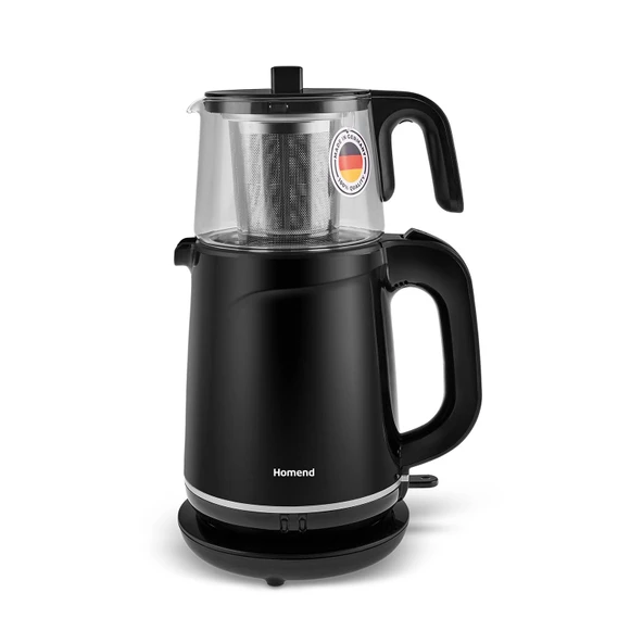 Homend Royaltea 1744H 1800 W Cam Demlikli Çay Makinesi ürün görseli 1