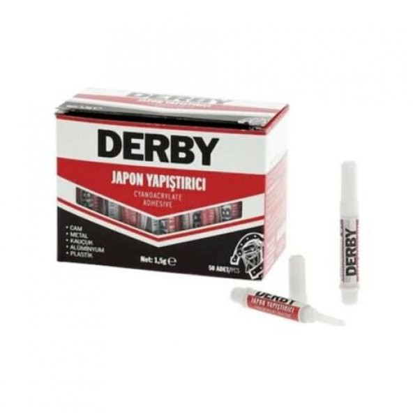 DERBY JAPON YAPISTIRICI 1.5 GR 50 LI ürün görseli 1