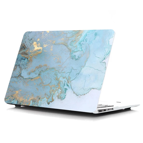 MacBook Pro Retina 13 İnç Mermer Desenli Sert Kılıf İnce Hafif Darbe Koruma Eski HDMI Girişli Retina Model ürün görseli 1