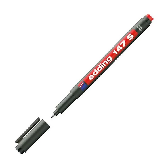 EDDING ASETAT KALEMI 03mm KIRMIZI 1 LI (147S) ürün görseli 1