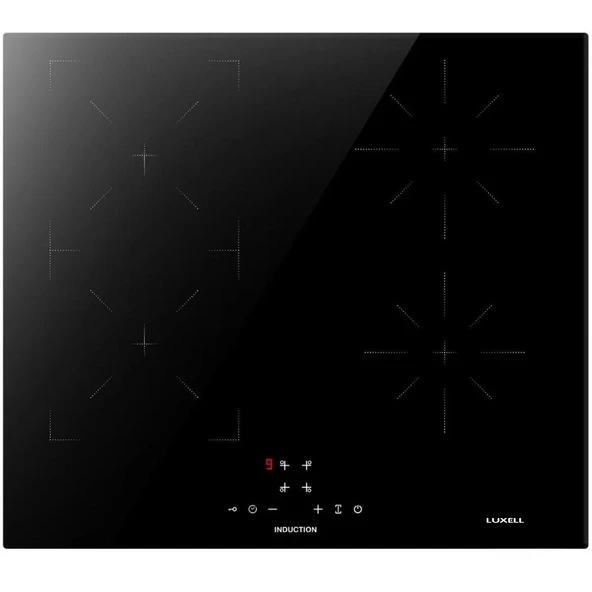 LUXELL 16-4TB SİYAH  İNDİKSİYONLU ANKASTRE OCAK-ZİRCON BETTER ürün görseli 1