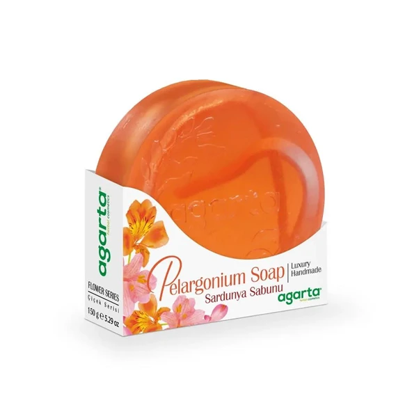 Agarta Doğal Çiçek Bahçesi Sabunu Sardunya 150 gr ürün görseli 1