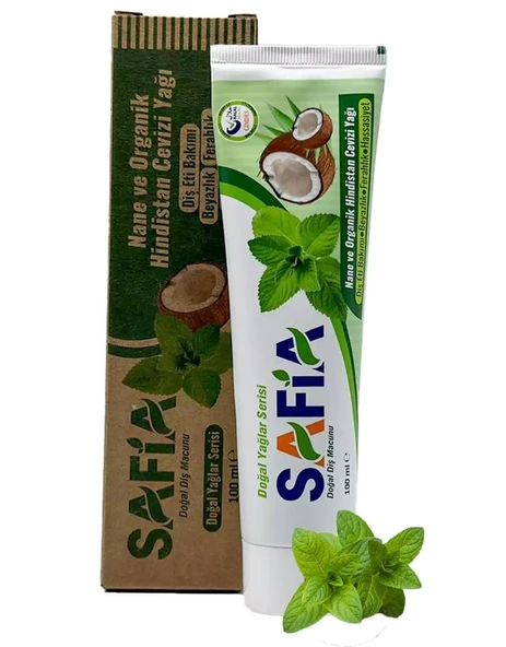 Safia Nane Ve Hindistan Cevizli Organik Diş Macunu 100 ml ürün görseli 1