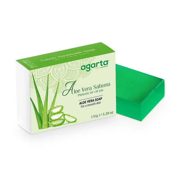 Agarta Doğal El Yapımı Aloe Vera Sabunu 150 Gr. ürün görseli 1