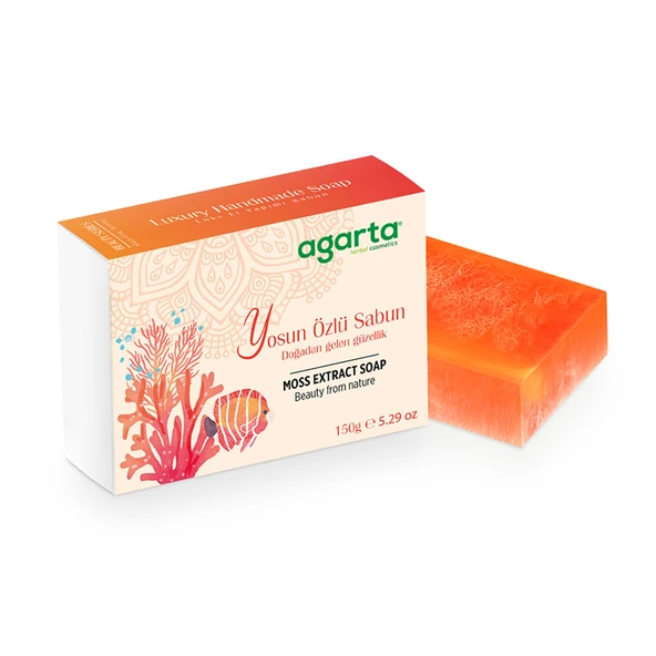 Agarta Doğal El Yapımı Yosun Özlü Sabunu 150 Gr. ürün görseli 1