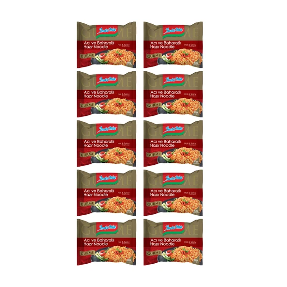Indomie Noodle Gurme Acı Ve Baharatlı 80 gr x 10 Adet ürün görseli 1