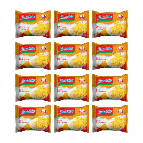 Indomie Noodle Köri 75 Gr x 12 Adet ürün görseli 1