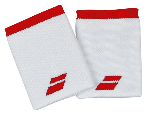 Babolat Logo Jumbo Beyaz Kırmızı Tenis Bileklik 5UA1262-1031 ürün görseli 1