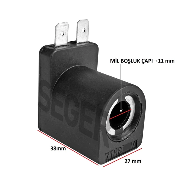 SEGER 24V Havalı Korna Bobin 71HB2400 - Resim 2