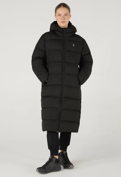 Skechers S242132 W Outerwear Puffer Jacket Şişme Uzun Kadın Mont Kadın Kaban ürün görseli 1