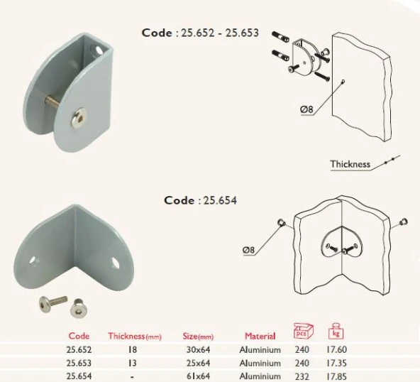 Gürçay Kabin Bağlantısı U 13Mm - Resim 2
