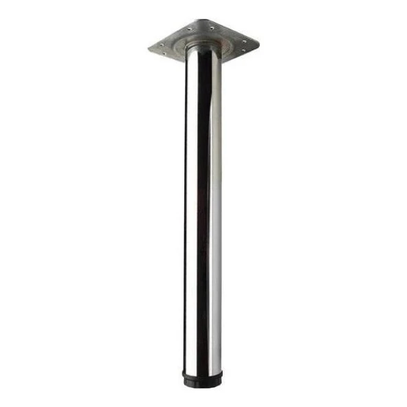Gürçay Masa Ayağı - 60mm Krom 71cm 4 adet ürün görseli 1