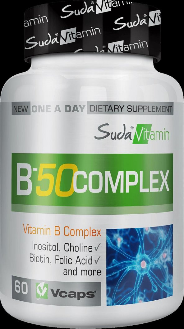 Suda Vitamin B-50 Complex 60 Kapsül 8681571352204 ürün görseli 1