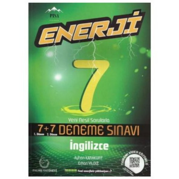 Palme 7.sınıf Enerji İngilizce 7+7 Deneme *yeni* ürün görseli 1