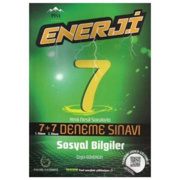 Palme 7.sınıf Enerji Sosyal Bilgiler 7+7 Deneme *yeni* ürün görseli 1