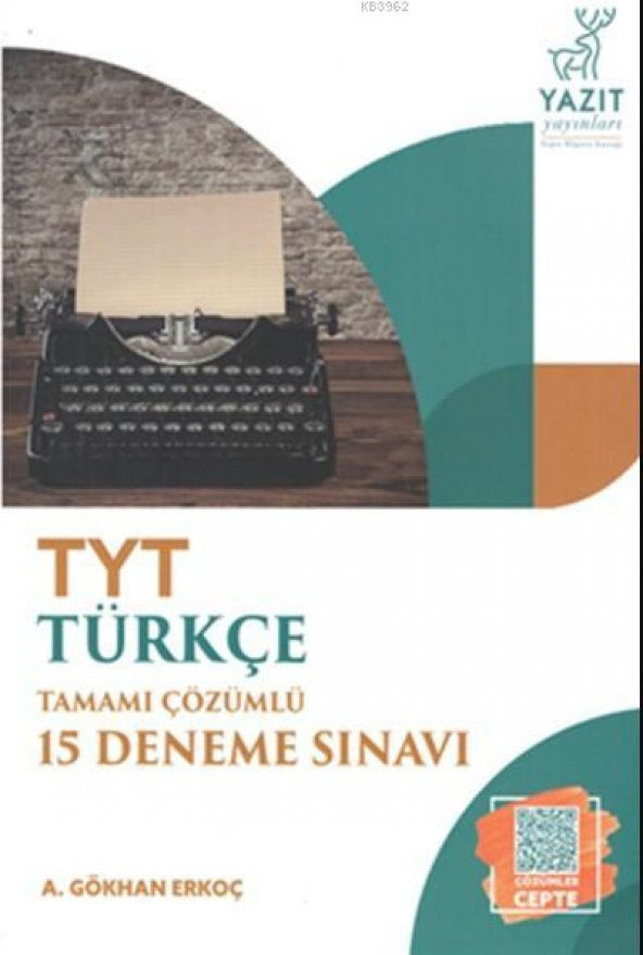 Yazıt Yks Tyt Türkçe Tamamı Çözümlü 15 Deneme Sınavı ürün görseli 1