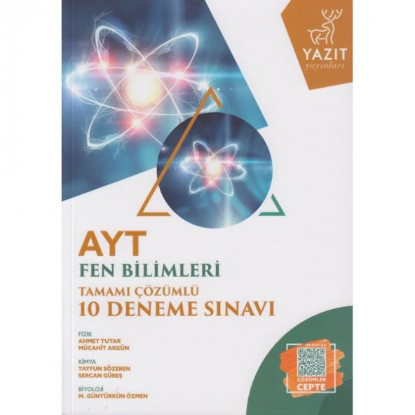 Yazıt Ayt Fen Bilimleri Tamamı Çözümlü 10 Deneme ürün görseli 1