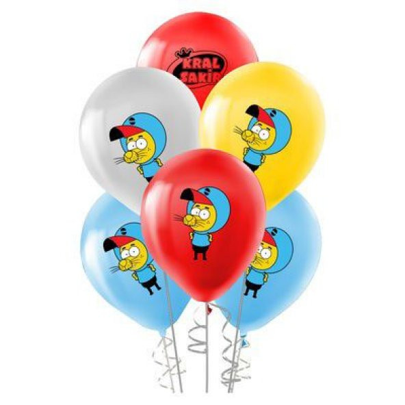 BALON LATEKS 8Lİ KRAL ŞAKİR ürün görseli 1