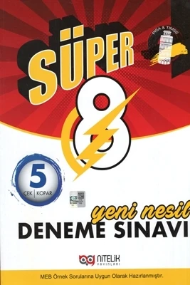 8. Sınıf Lgs Süper Yeni Nesil 5 Deneme Sınavı Nitelik Yayınları ürün görseli 1