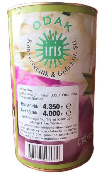 İRİS KAVRULMUŞ MOR SOĞAN 4.350 GR - Resim 2