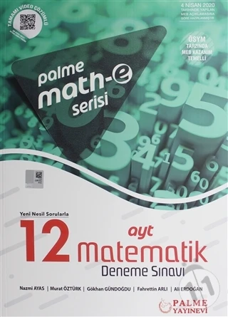 PALME MATH-E SERİSİ AYT MATEMATİK 12 DENEME SINAVI EKSTRA ürün görseli 1