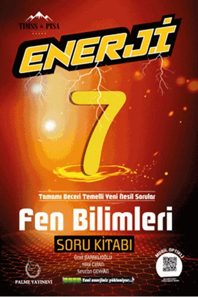 PALME 7.SINIF ENERJİ FEN BİLİMLERİ SORU KİTABI ürün görseli 1