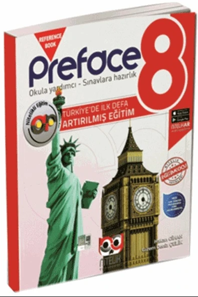 NİTELİK 8.SINIF ARTIRILMIŞ PREFACE REFERENCE BOOK ürün görseli 1