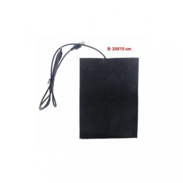Usb Termal Isıtıcı Ped Karbon Fiber 5v sıtmalı Giyim Evcil Ve Kafes Hayvanları Arı Kovanı Isıtma 20x15 ürün görseli 1