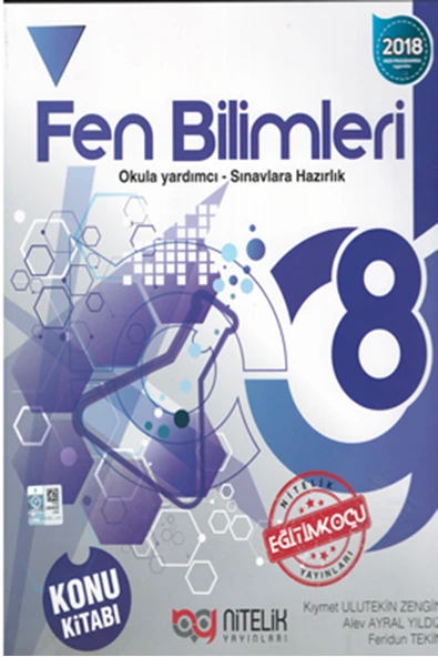 NİTELİK 8.SINIF FEN BİLİMLERİ KONU KİTABI ürün görseli 1