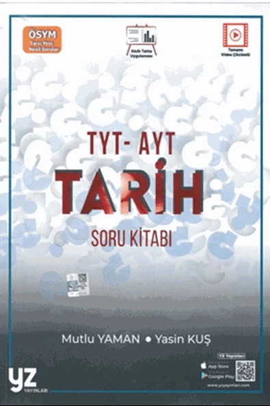 YZ YKS TYT AYT TARİH SORU KİTABI *YENİ* ürün görseli 1