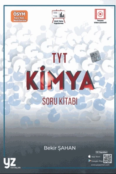 YZ YKS TYT KİMYA SORU KİTABI *YENİ* ürün görseli 1