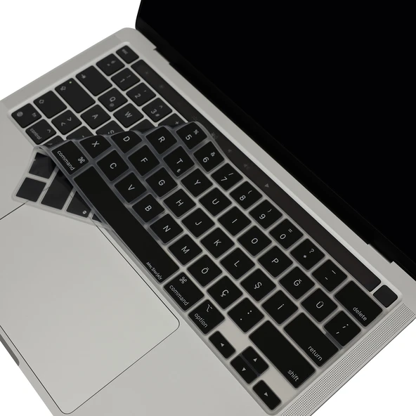 MacBook Pro 13-16 inç Klavye Koruyucu – Silikon Türkçe Karakterli Return Enter Uyumlu ürün görseli 1
