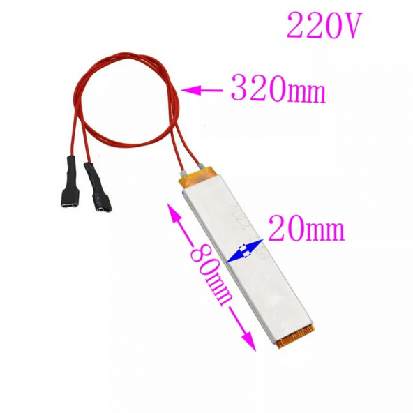 220V PTC Isıtıcı Alüminyum Alaşımlı Seramik Isıtıcı Kuluçka Makinesi,Kurutucu,İnkübatör,vb.kullanım ürün görseli 1