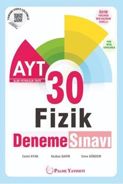 PALME YKS AYT FİZİK 30 DENEME SINAVI *YENİ* ürün görseli 1