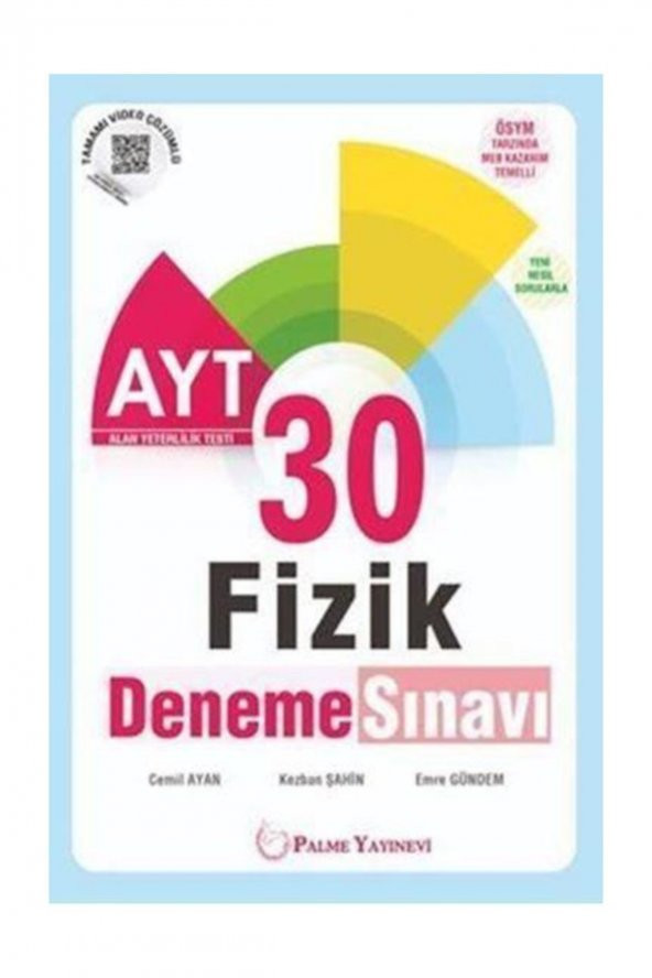 Palme Yks Ayt Fizik 30 Deneme Sınavı *yeni* ürün görseli 1