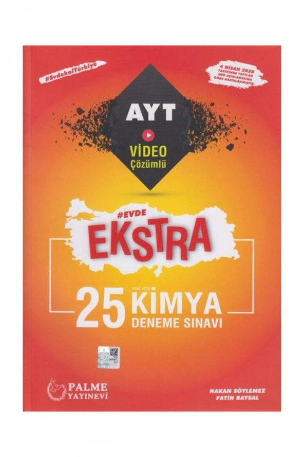 Palme Yks Ayt Ekstra Kimya 25 Deneme Sınavı *yeni* ürün görseli 1