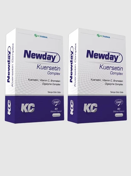 Newday Kuersetin Complex 60 Kapsül 2 Adet ürün görseli 1