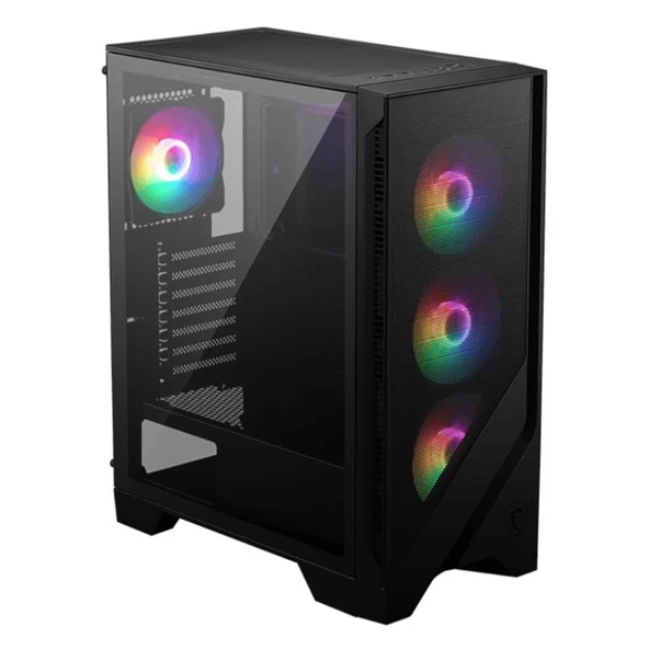 MSI MAG FORGE 120A B65 TEMPERLİ CAM 6X120MM AUTO RGB FAN 650W BRONZ ATX GAMING KASA ürün görseli 1