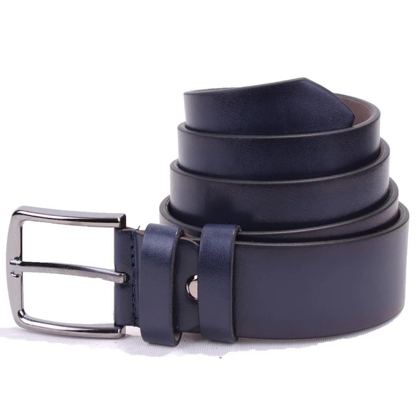 Dagoster DMK26-355 Lacivert 4 cm Suni Deri Erkek Kemer ürün görseli 1