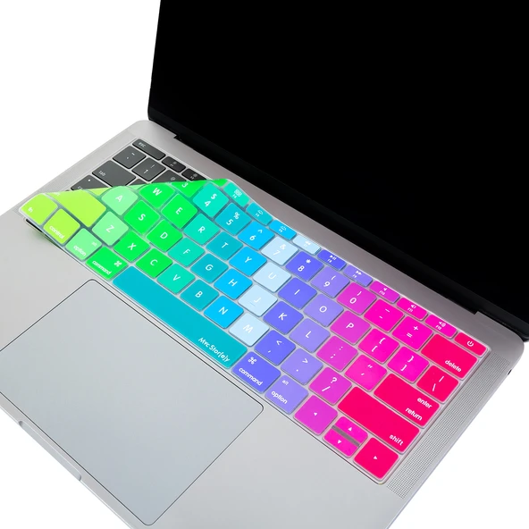 Macbook Pro Klavye Koruyucu (US-ABD İngilizce) 12inç A1534 - 13inç A1708 ile Uyumlu Dazzle ürün görseli 1