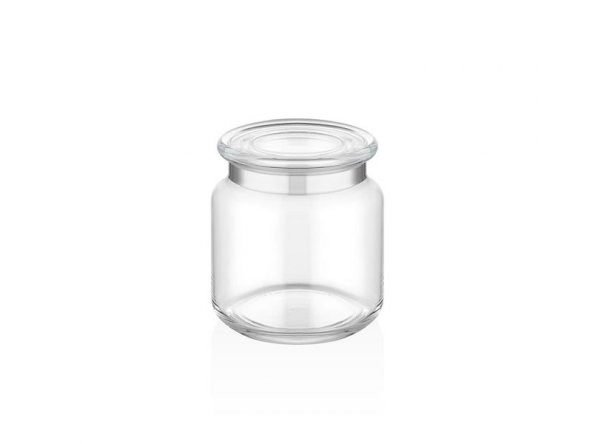 Gordion M06306-AB Kavanoz 10x10 cm Dalıa Platin ürün görseli 1