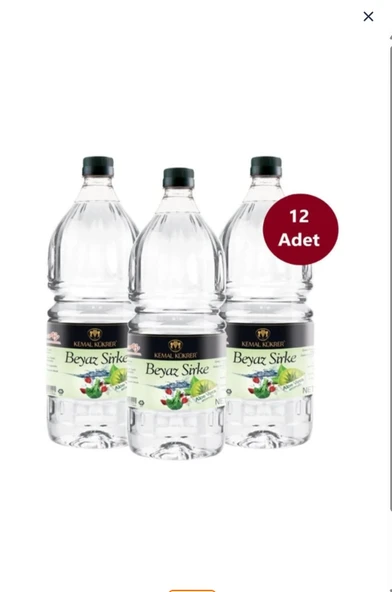 Kemal Kükrer Beyaz Sirke Aloe Vera 2 Lt 12 Adet ürün görseli 1
