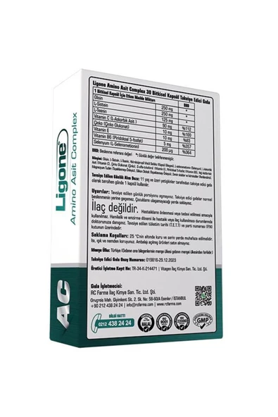 Ligone Amino Asit Complex 30 Kapsül - Resim 2
