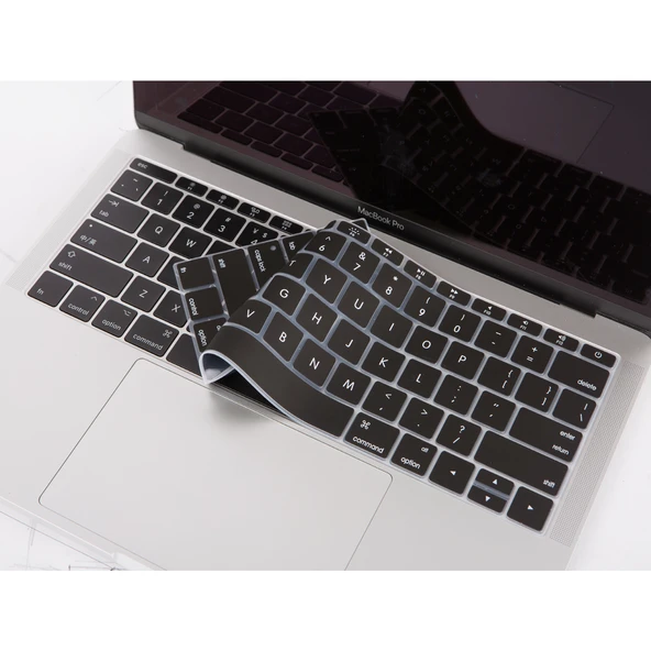 Laptop Macbook Pro Klavye Koruyucu (US-ABD İngilizce) 12inç A1534 - 13inç A1708 ile Uyumlu ürün görseli 1