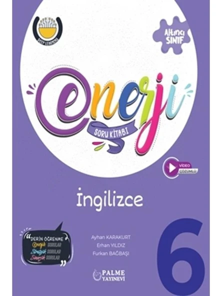 PALME 6.SINIF ENERJİ İNGİLİZCE SORU KİTABI *YENİ* ürün görseli 1