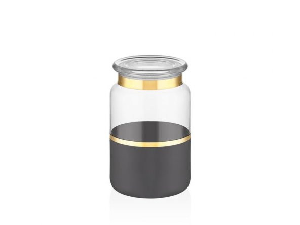 Gordion M06305-AB Kavanoz 15x10 cm Vısıon Black ürün görseli 1