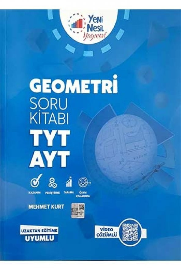 ​​Yeni Nesil TYT AYT Geometri Soru Kitabı Yeni Nesil Yayınları ürün görseli 1